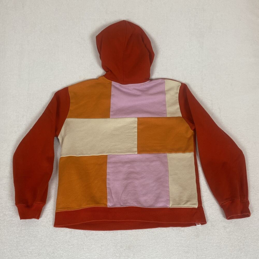 Lego Target Patchwork Red Hoodie Cotton Blend Sweatshirt
